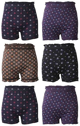 Buy BODYCARE Girls Printed Cotton Bloomers (Multicolour, 14-15 years ...