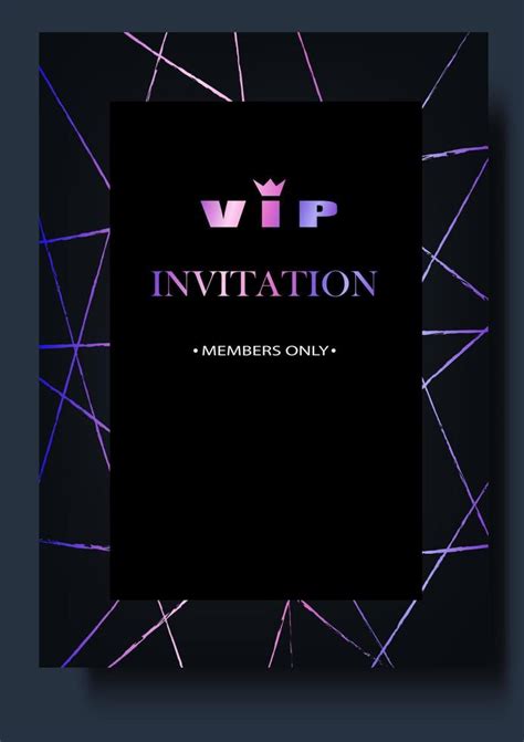 Image result for VIP Club Invitation