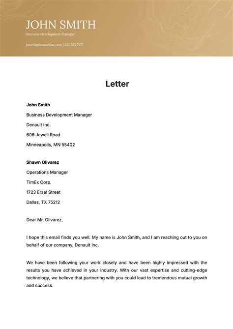 Written Letter Template 的图像结果