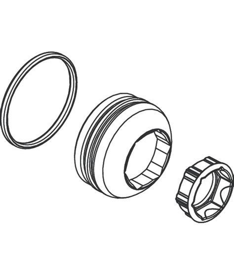 hansgrohe Spare parts: Nut M28x1, Item No. 94703670