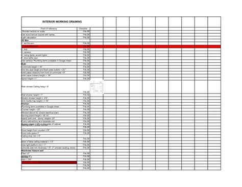 Image result for Code Checklist Interior Architect