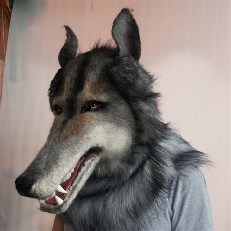 Realistic Wolf Mask