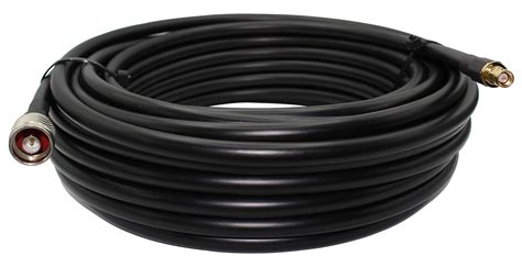 Buy 50ft Low-Loss SRF400 Coaxial Extension Cable (50 Ohm) SMA Male to N ...