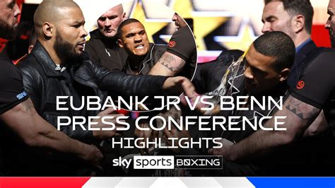 Best of a very HEATED Chris Eubank Jr-Conor Benn press conference ...