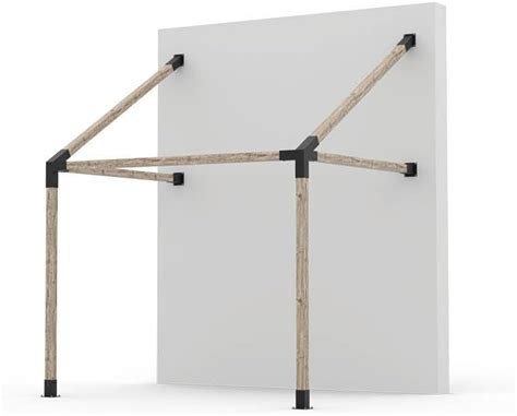 TOJAGRID Single Wall Mount Pergola Kit for 4x4 Wood Posts India | Ubuy