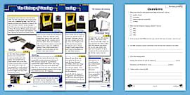 KS2 History of Computing Differentiated Worksheet / Worksheet