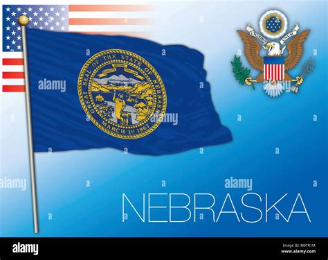 Nebraska federal state flag, United States Stock Vector Image & Art - Alamy