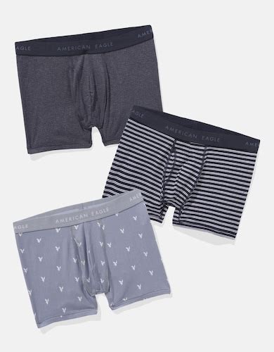 Buy American Eagle Men Multi-colored 4.5 Classic Boxer Brief 3-Pack ...