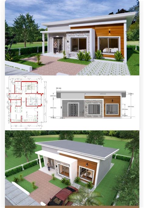 House plans 10×8 with 2 bedrooms shed roof house plans 3d eff – Artofit