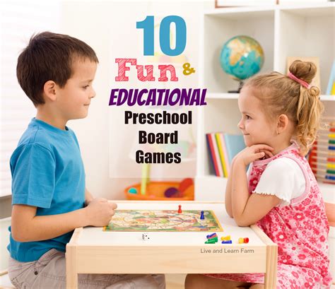 10 Fun and Educational Preschool Board Games - Live and Learn Farm ...