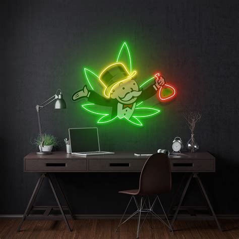 Bongopoly Led Neon Acrylic Artwork – Neonzastudio