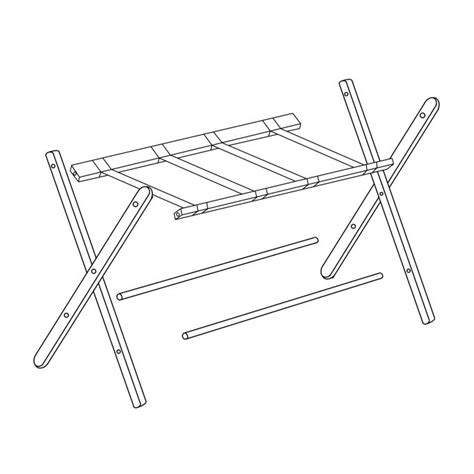 Buy wooden, folding luggage rack HERE