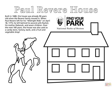 Paul Revere Coloring Pages