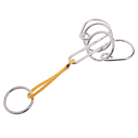 NYLSA Chinese Intelligence Toy Brain Teaser Game Kids Rings Puzzle ...