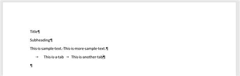Image result for Word Paragraph View Symbols