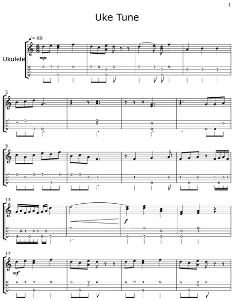 Uke Tune - Sheet music for Ukulele