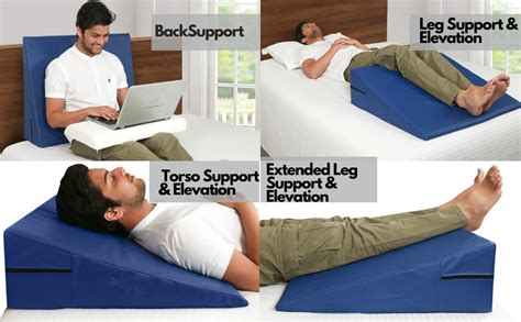 Metron MultiPurpose Bed Wedge Pillow for Acid Reflux for Sleeping ...