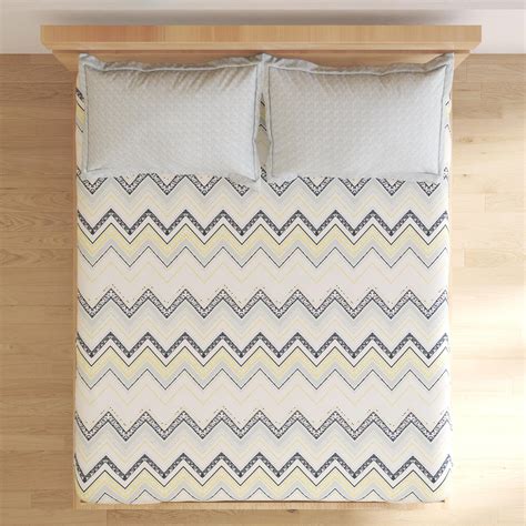 Buy Corsica Juniper Microfibre Printed 3Pcs Queen Bedsheet Set from ...