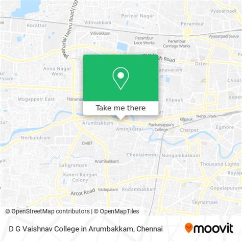 How to Get to D G Vaishnav College in Arumbakkam in Perambur ...
