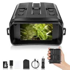 Buy JUOPLD Night Binoculars, 3" TFT Display, 10x Zoom, 42M Images and ...