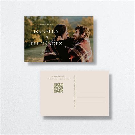 The Knot - Cordillera Save the Date Postcards