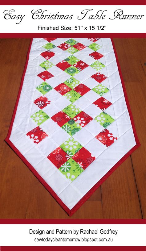 Image result for Free Printable Table Runner Pattern
