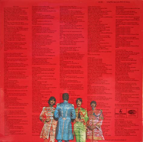 The Beatles Collection » Sgt. Pepper’s Lonely Hearts Club Band ...