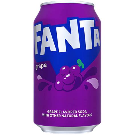 Napój gazowany FANTA (GRAPE), 355ml | Candy POP
