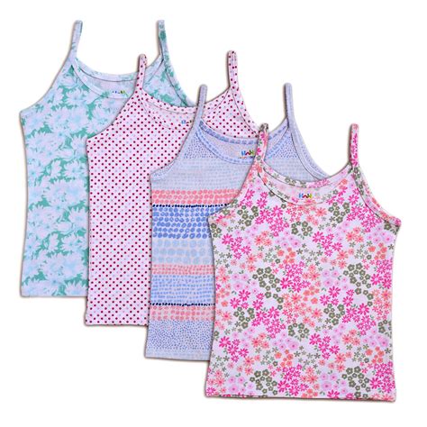 Buy HIP N Happy Strappy Cami | Baby Girls Cotton Slip Singlet Neck ...