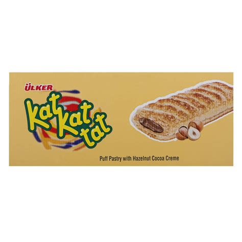 Ulker Kat Kat Puff Pastry with Hazelnut Cocoa Cream India | Ubuy