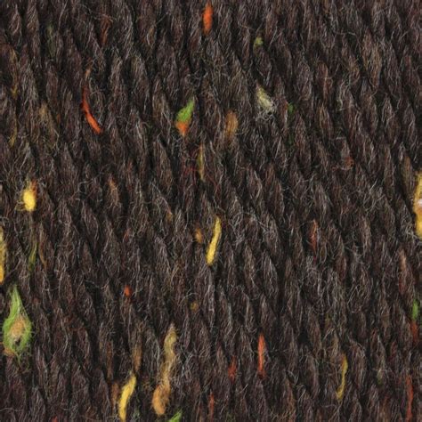 Buy Patons Shetland Chunky Tweeds Yarn, 3 oz, Earthy Brown Tweed, 1 ...