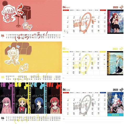 2023 Bocchi the Rock anime desktop calendar Kessoku | Ubuy India