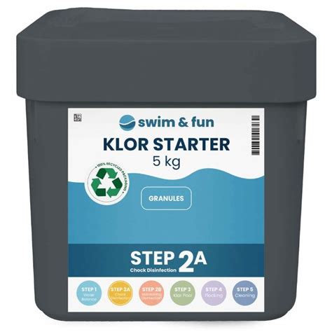 Klor Starter Dissolving Granules 5 kg - Swim & Fun 1703 Shop