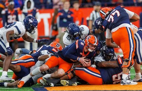 Fran Brown on whether Syracuse quarterback Kyle McCord, other stars ...