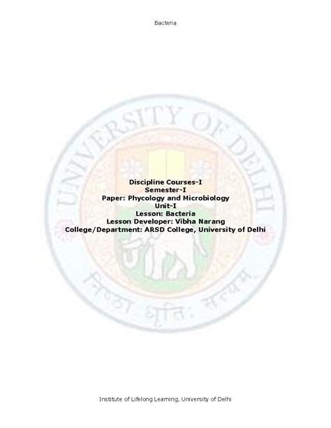 Bacteria: Comprehensive Study Material for Phycology and Microbiology ...