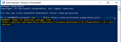 Install New PowerShell Version 的图像结果