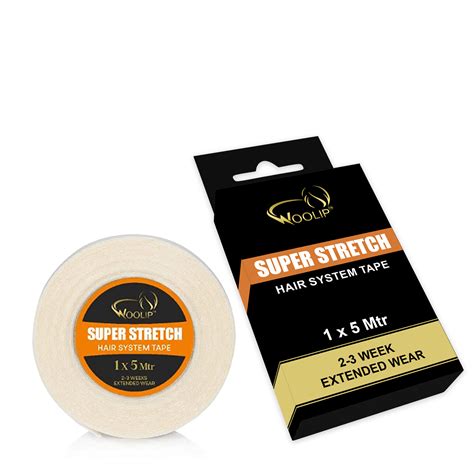 Woolip Super Stretch Double sided No shine Hair Patch Tape Unisex (5 M ...