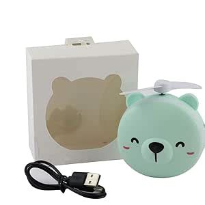 GOLD MAX 3 in 1 Cute Piggy Mini Cosmetic Fan LED Mirror Light Pig ...