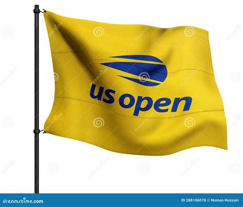 US Open Ball at Le Stade Roland Garros in Paris, France Flags Editorial ...