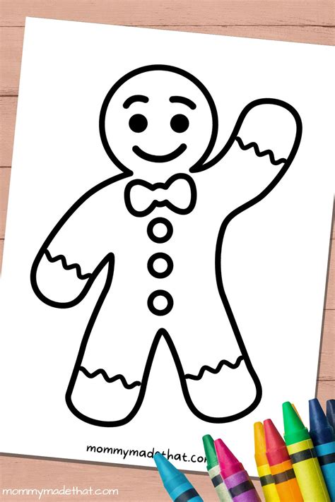 Gingerbread Man Printable Free