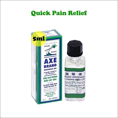 Axe Brand Universal Oil for (Quick Pain Relief) 5 ml – Beauty Mind ll ...