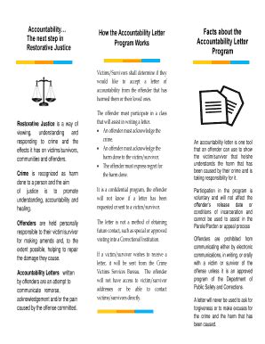 Fillable Online doc la Accountability How the Accountability Letter ...