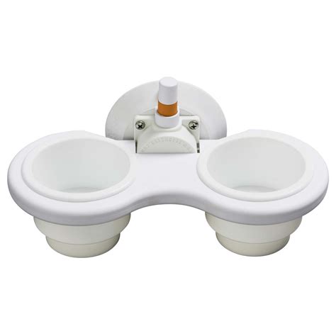 SeaSucker Vertical Suction Cup Side Mount 2-Cup Cup Holder White ...