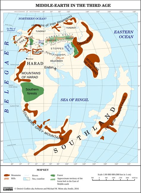Middle-Earth Map 的图像结果