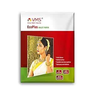 VMS Eco Plus 150 GSM A4 Photo Paper High Glossy (20 Sheets) (1150004EPG ...