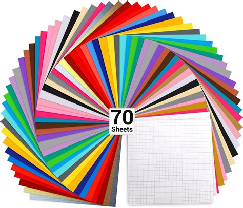 Ohuhu Permanent Vinyl Sheets for Cricut: 70 Pack India | Ubuy