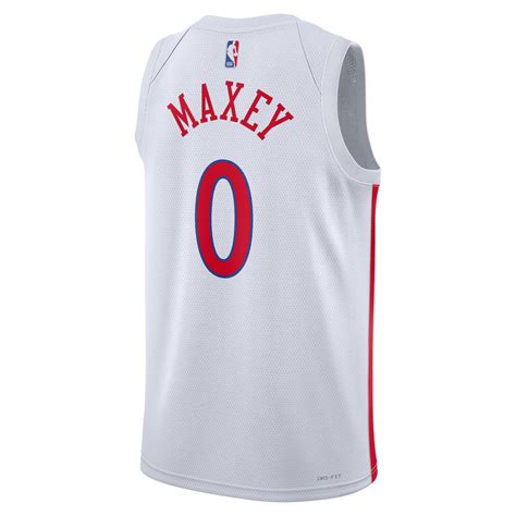Philadelphia 76ers '22 City Edition Tyrese Maxey Swingman Jersey