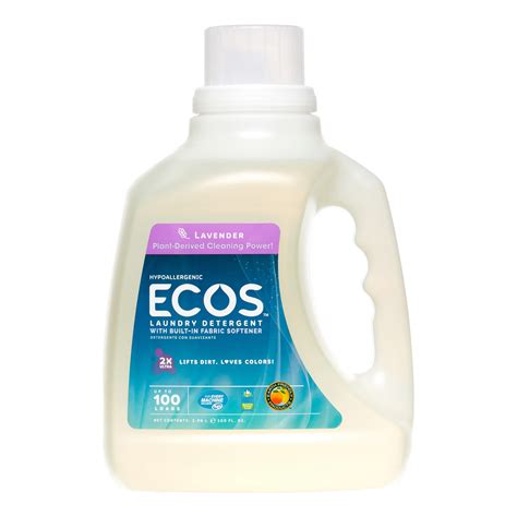 ECOS Laundry Detergent, Lavender, 100 Loads, 100 OZ - Walmart.com