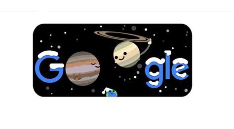Adorable Google Doodle Celebrates The Rare View Of Saturn And Jupiter's ...