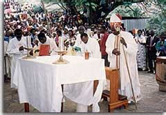 Wallfahrt nach Mutumba, Burundi mit 5000 Pilgern